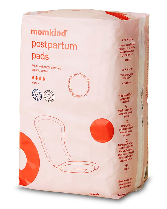 momkind Postpartum Pads 12 stk