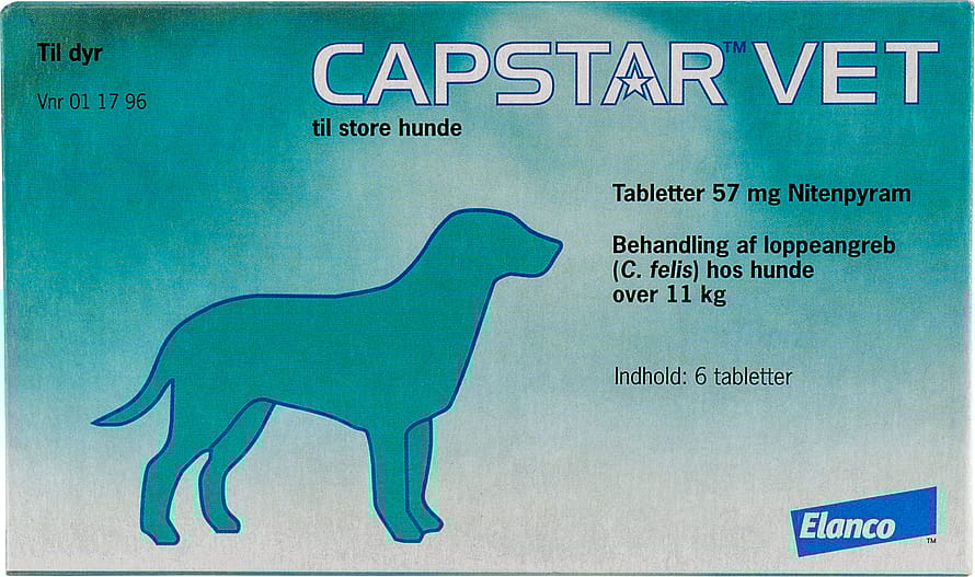 Capstar Vet Tablet til Hund og Kat 57 mg
