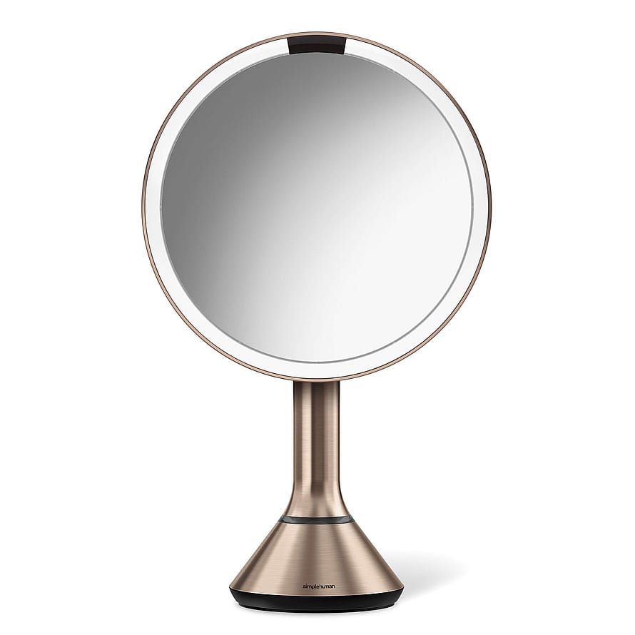 Simplehuman Sensor KosmetikSpejl  touch styring Rosa Guld X5