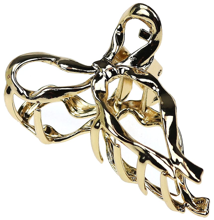 Senze Hårklemme I Metal Guld