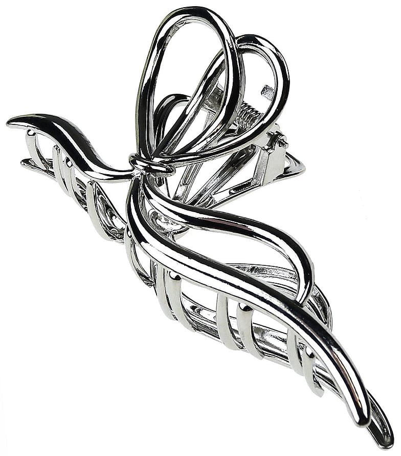 Senze Hårklemme Metal Rhodium