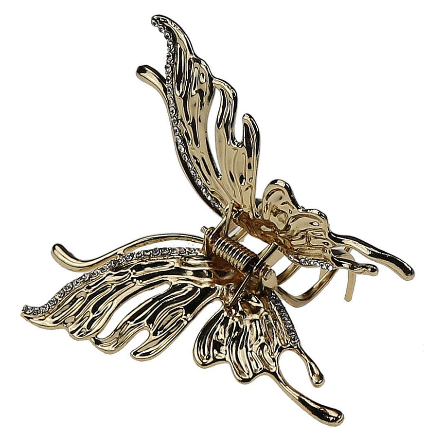 Senze Hårklemme Metal Guld