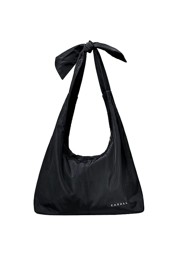 Casall Tied Up Daily Tote Bag Black Onesize