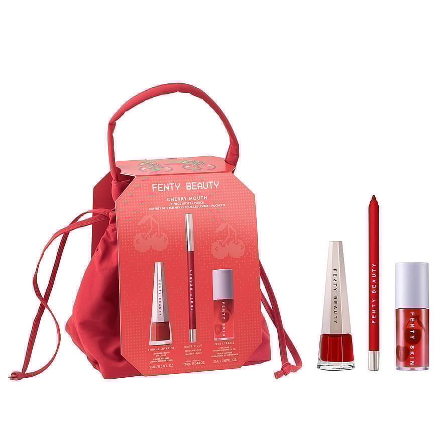 Fenty Beauty Limited Edition Cherry Mouth Set Fenty Beauty Limited Edition Cherry Mouth Set