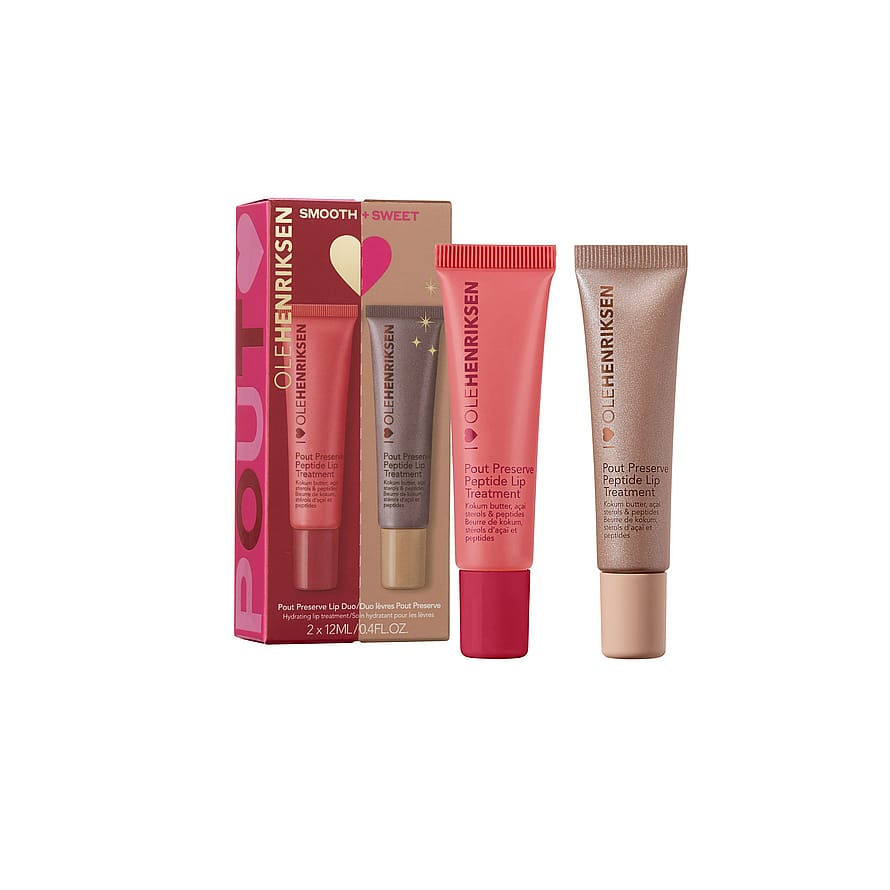 Ole Henriksen Lip Treatment Strawberry Sorbet  + Crème Brûlée Glimmer
