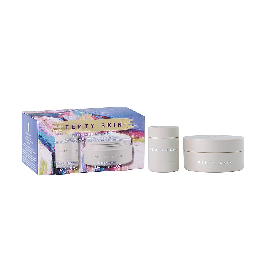Fenty Beauty Shimmer N Spice Warm Cinnamon Lip + Body Duo Limited Edition Gaveæske