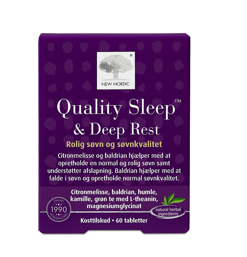 New Nordic Quality Sleep & Deep Rest 60 stk.