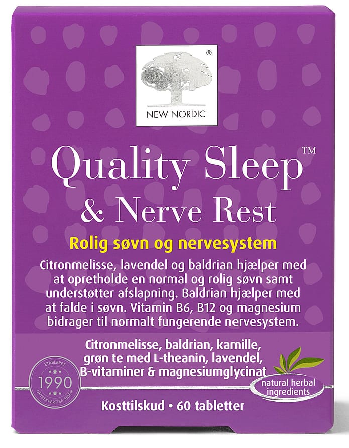 New Nordic Quality Sleep & Nerve Rest 60 stk.