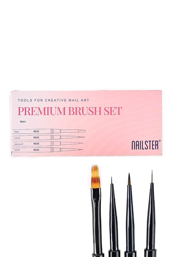 Nailster Premium Brush Set 4 stk
