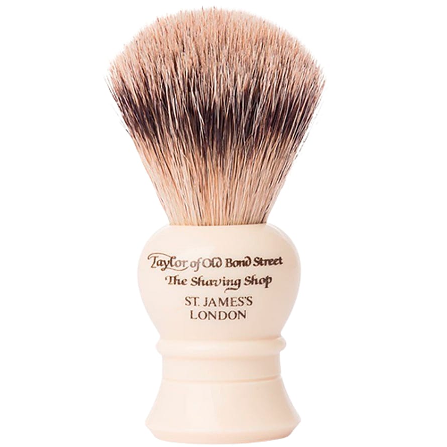 Taylor Of Old Bond Street Barberkost 9.5 cm, Str. S Ivory, Super Badger