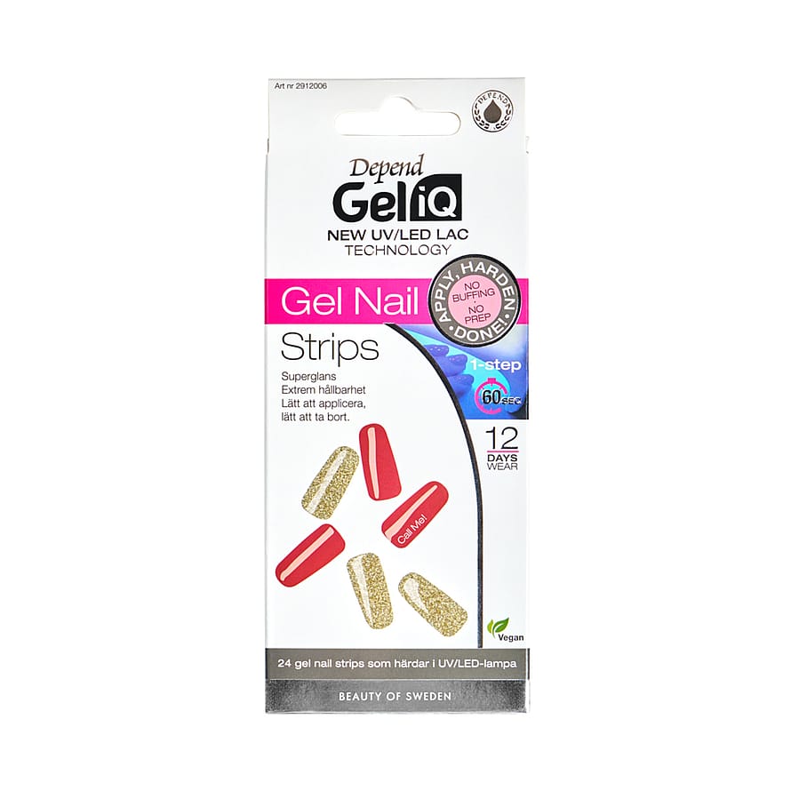 Depend Gel iQ Gel Nail Strips Semi Cured 006 Call Me!