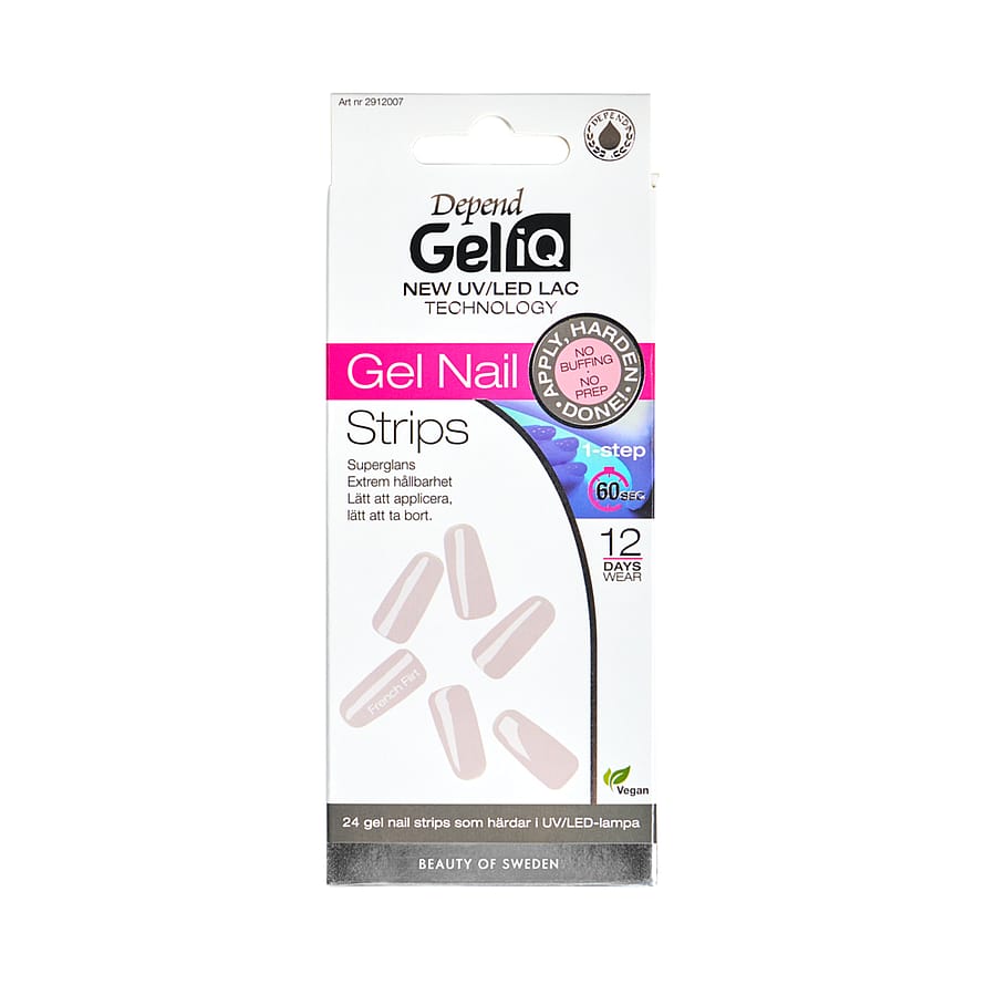 Depend Gel iQ Gel Nail Strips French Flirt