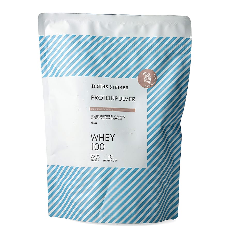 Matas Striber Whey 100 Proteinpulver Chokolade/ 300 g