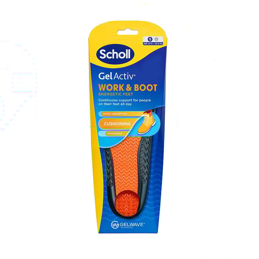 Scholl Gel Activ Insole Work & Boot Small