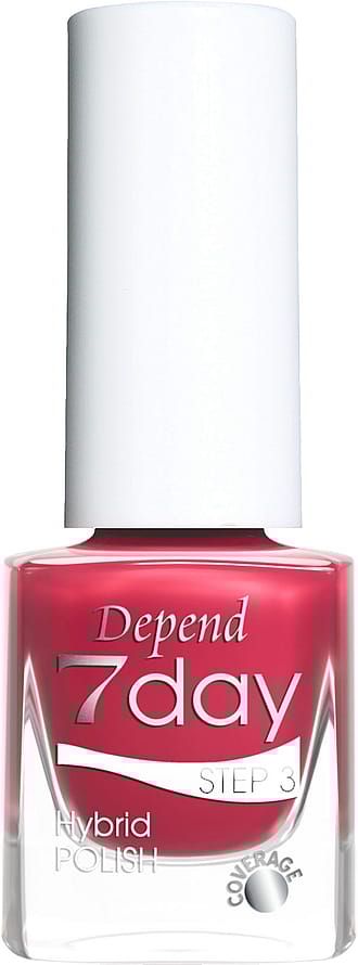 Depend 7 Day Hybrid Nail Polish 7341 Rose Red