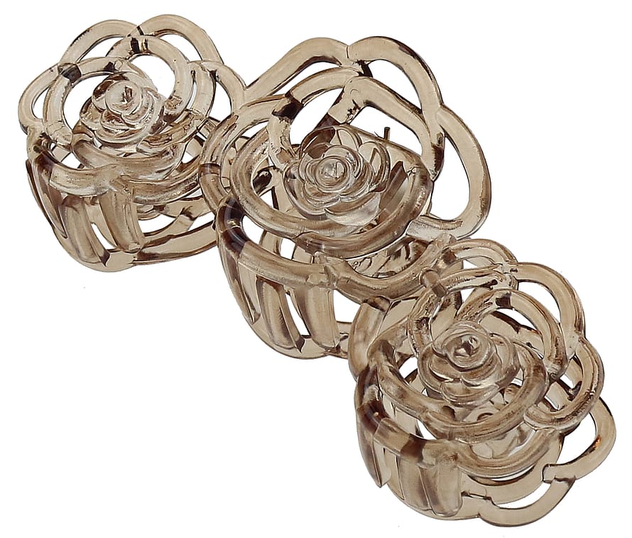 Senze Hårklemme I Plast Sand