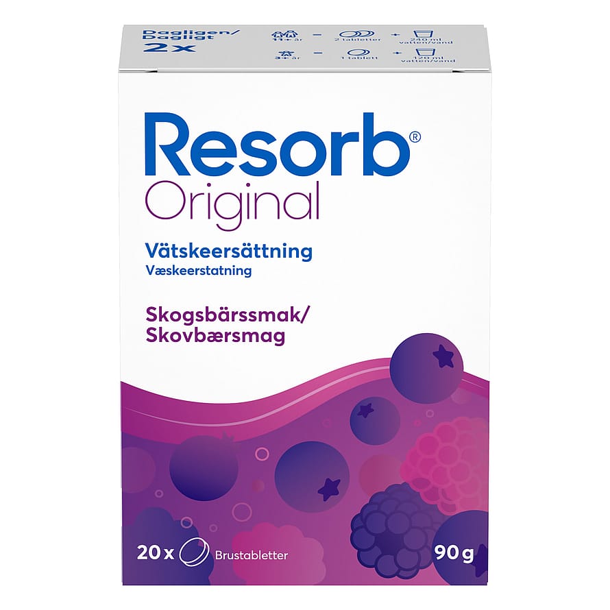 Resorb Original Skovbær 2 x 10 stk.