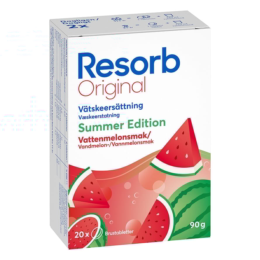 Resorb Original Vandmelon (Summer Edition) 20 stk