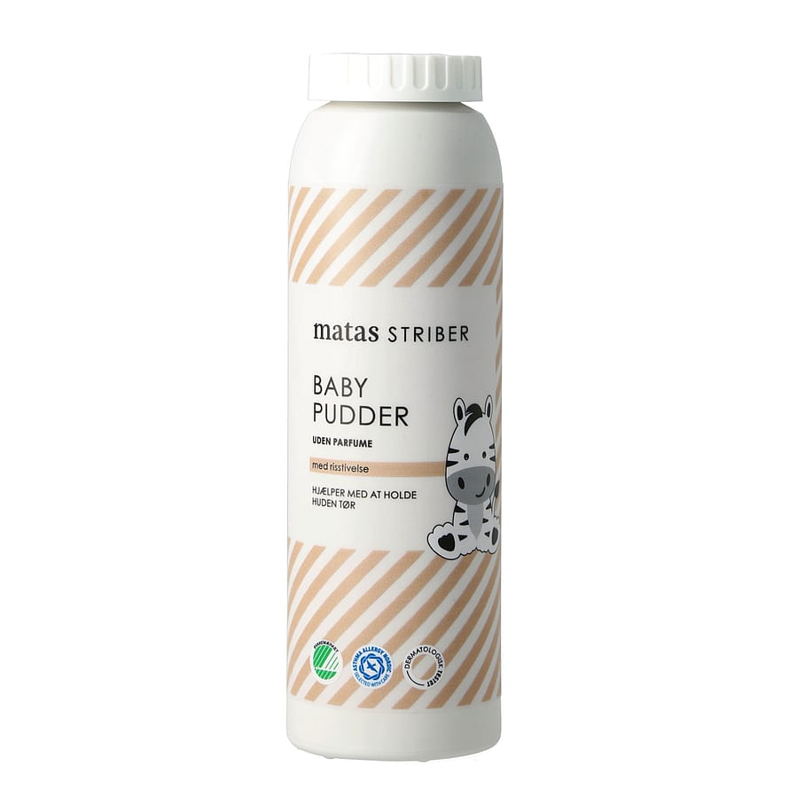 Matas Striber Baby Pudder Uden Parfume 90 g