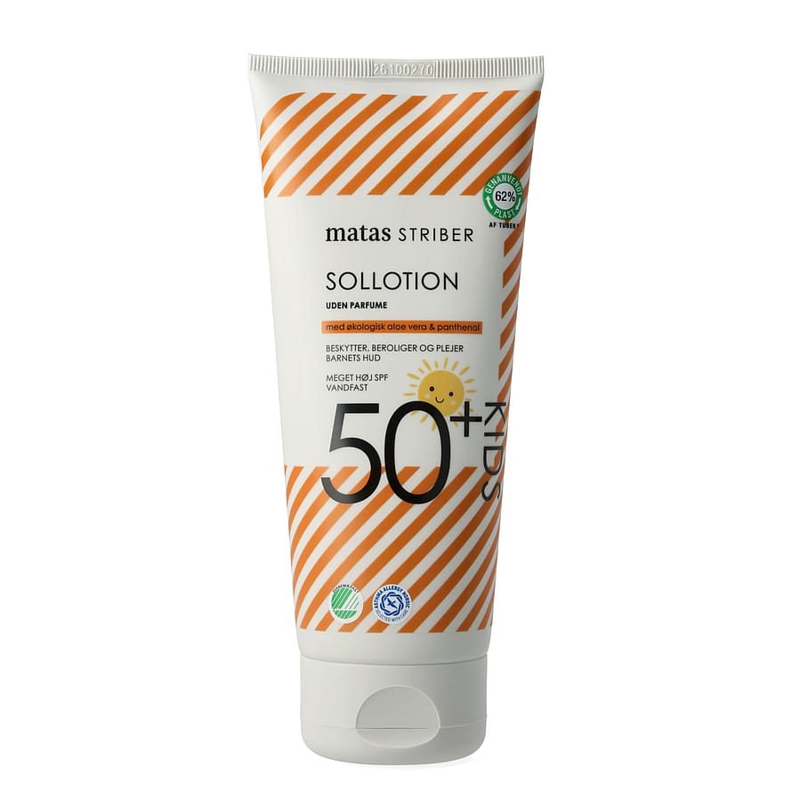 Matas Striber Sollotion Kids SPF 50+ Uden Parfume 200 ml