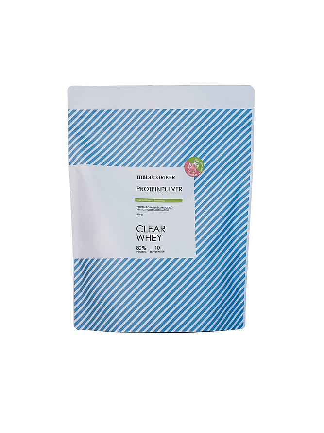 Matas Striber Clear Whey Proteinpulver Jordbær & Lime 300 g