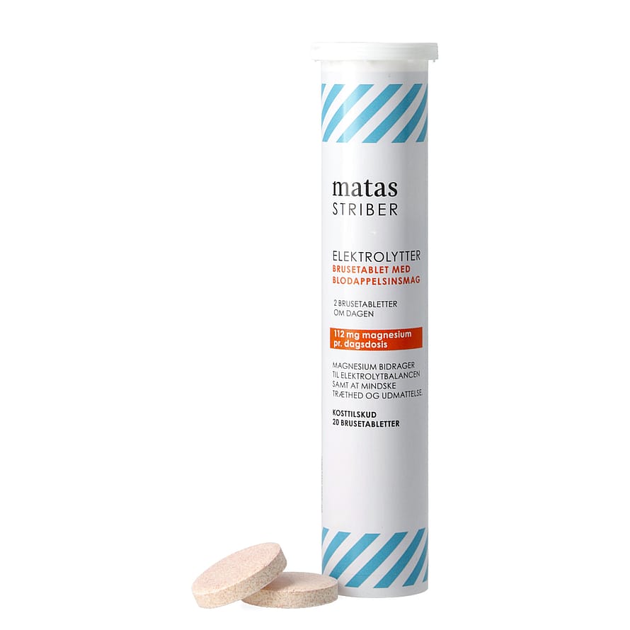 Matas Striber Elektrolytter Blodappelsin 20 stk.
