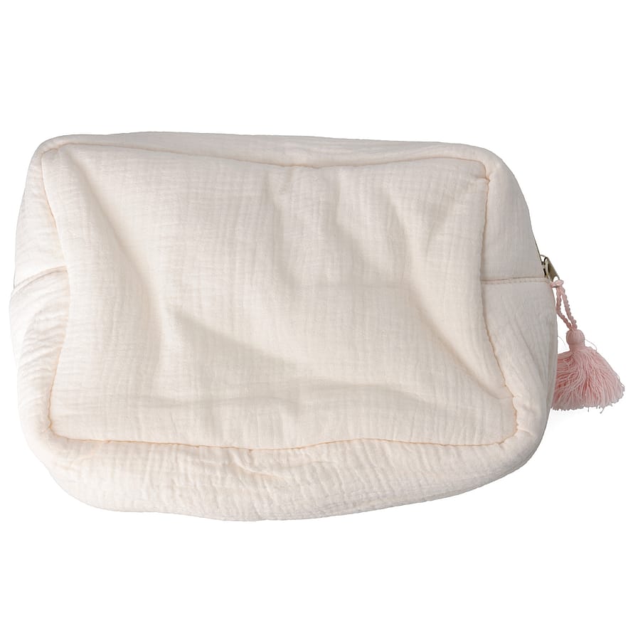 M.COSMETICS Muslin Beauty Bag Blue 27x12x16 cm