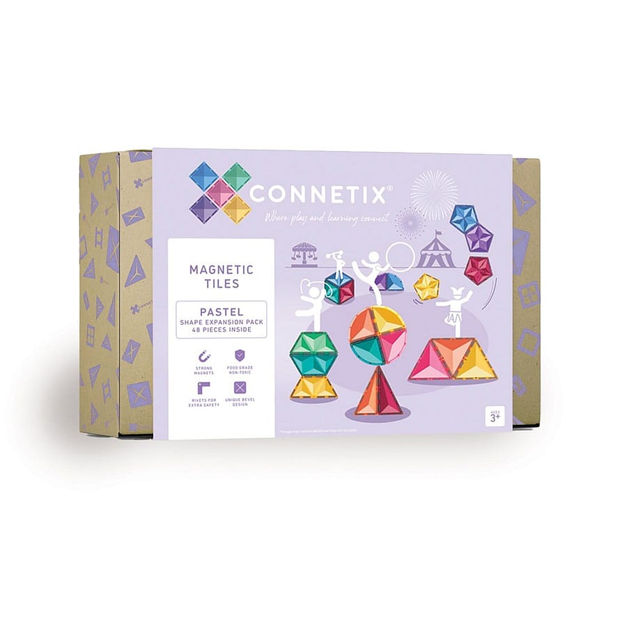 Connetix Expansion Pack Udvidelsessæt Pastel 48 Dele