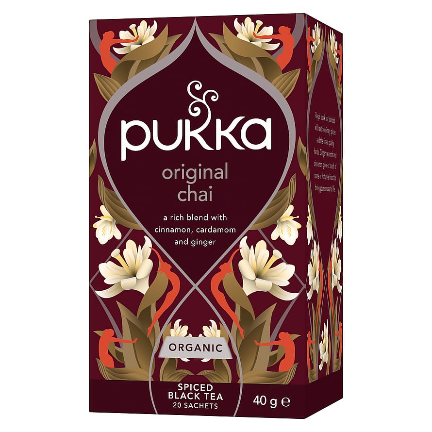 Pukka Original Chai Fairtrade te Ø 20 breve