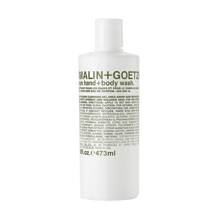 Malin+Goetz Rum Hand + Body Wash 473 ml