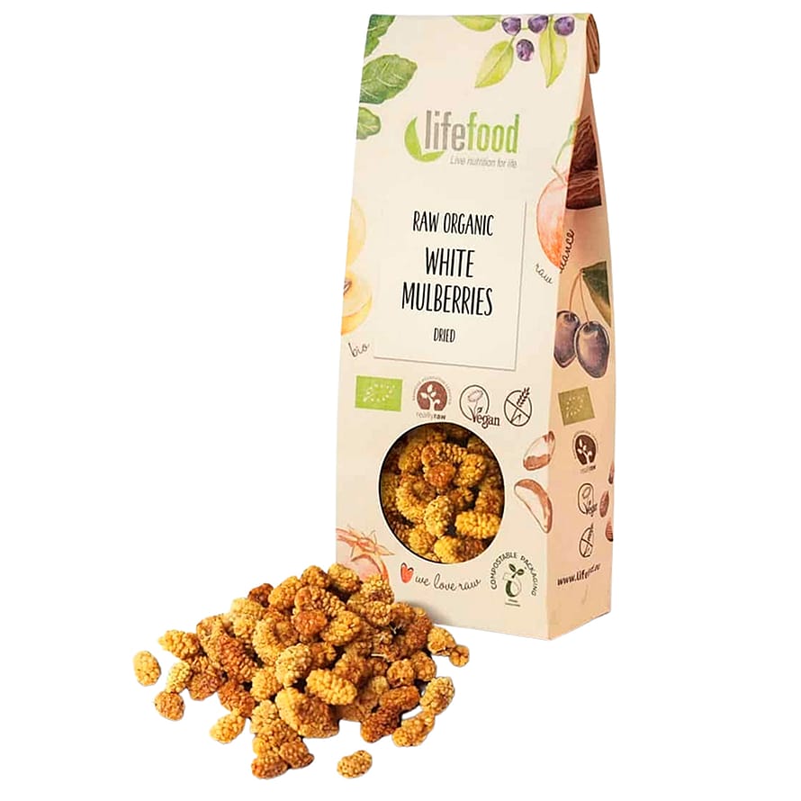 Lifefood Morbær RAW Ø 100 g