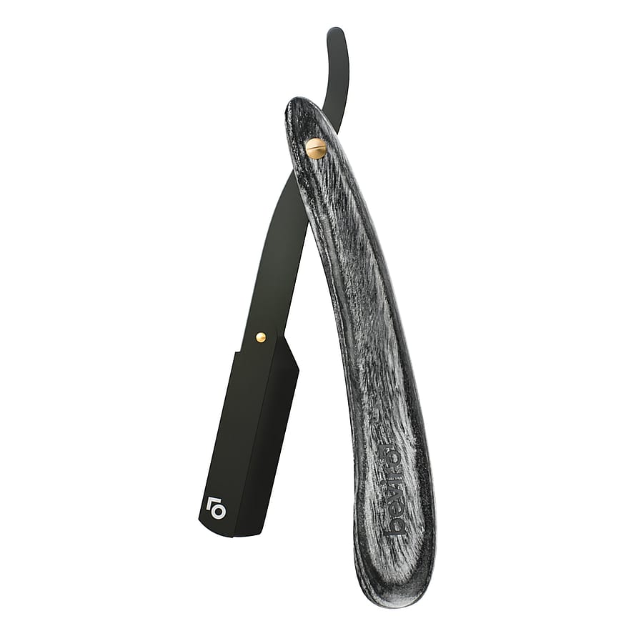 Beviro Barberkniv Shavette Pakkawood