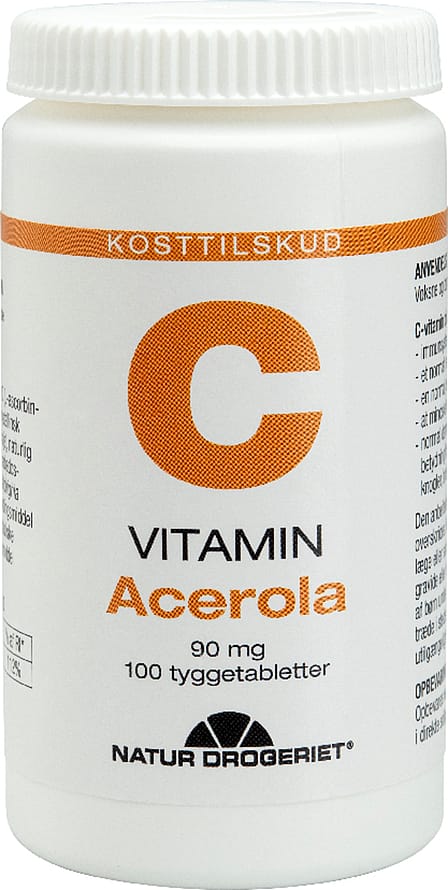 Natur Drogeriet Acerola med C-Vitamin 100 tabl.