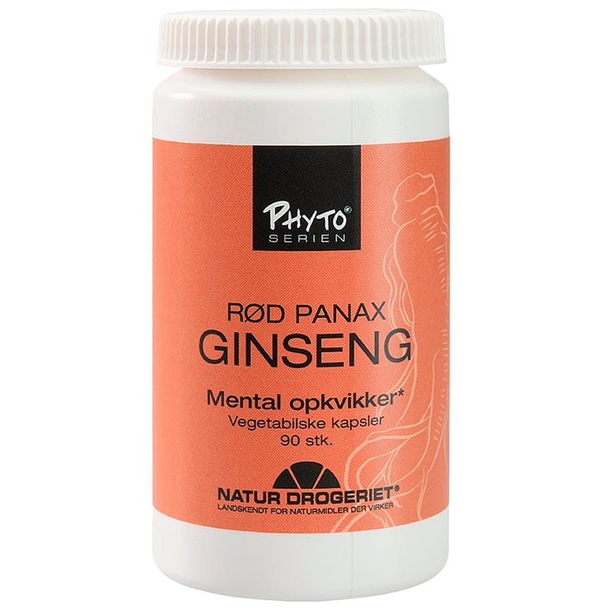 Natur Drogeriet Ginseng Rød Panax 400 mg 90 kaps.