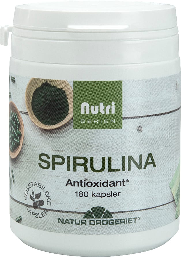 Natur Drogeriet Spirulina 180 kaps.
