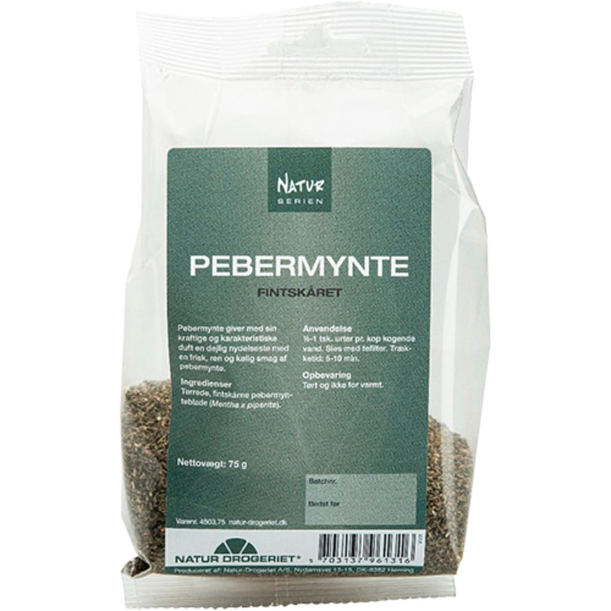 Natur Drogeriet Pebermynte fint skåret 75 g