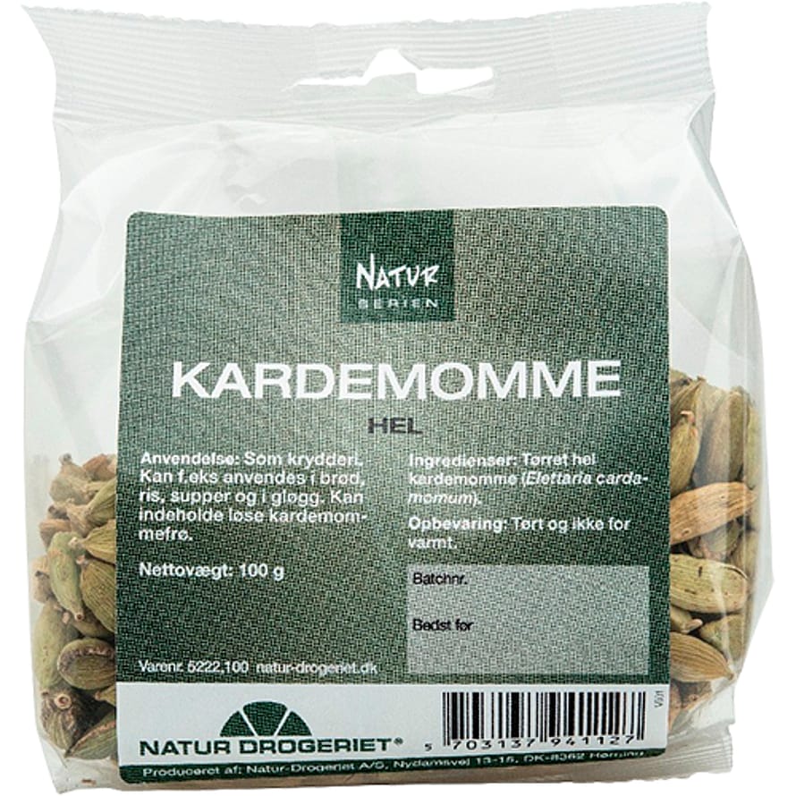 Natur Drogeriet Kardemomme Hel Grøn 100 g
