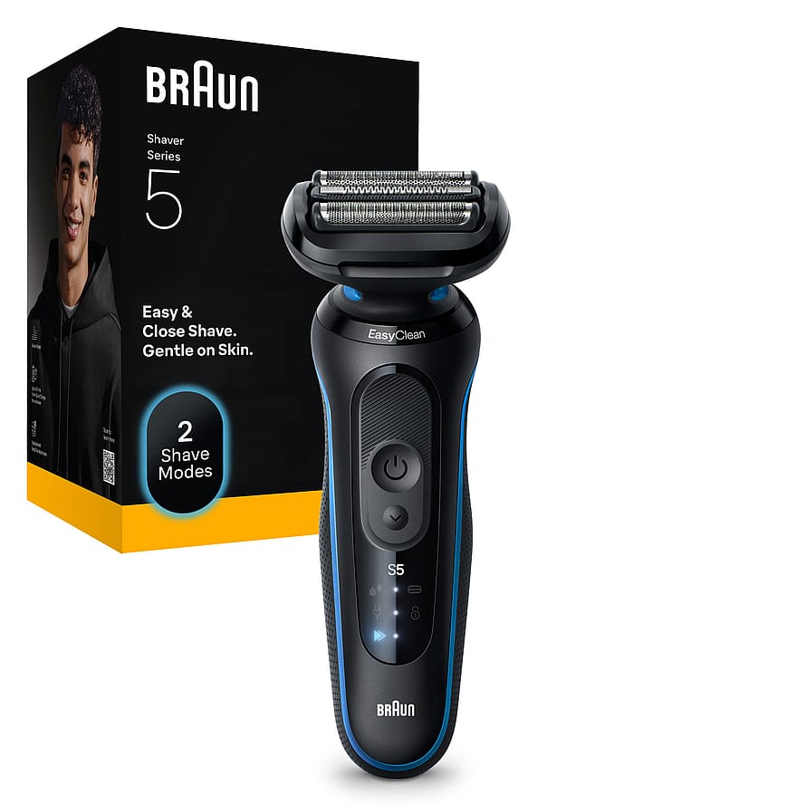 Braun Elektrisk barbermaskine Serie 5 Typ 52-B1000S Blå