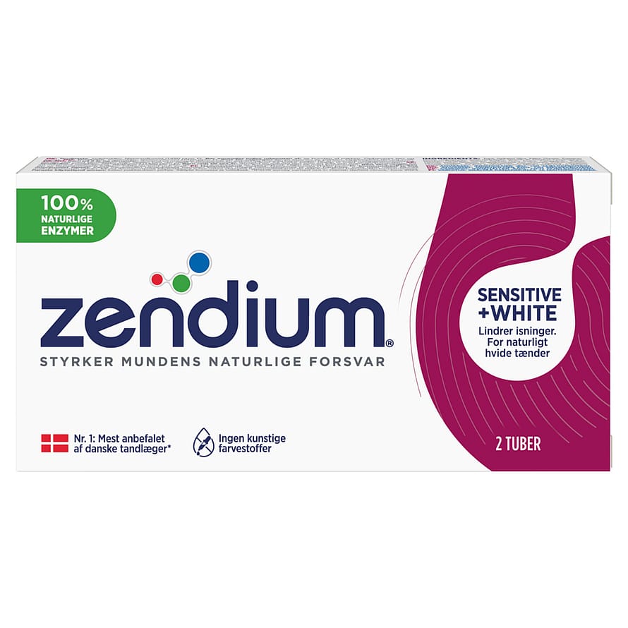 Zendium Sensitive Whitener Tandpasta 2 x 50 ml