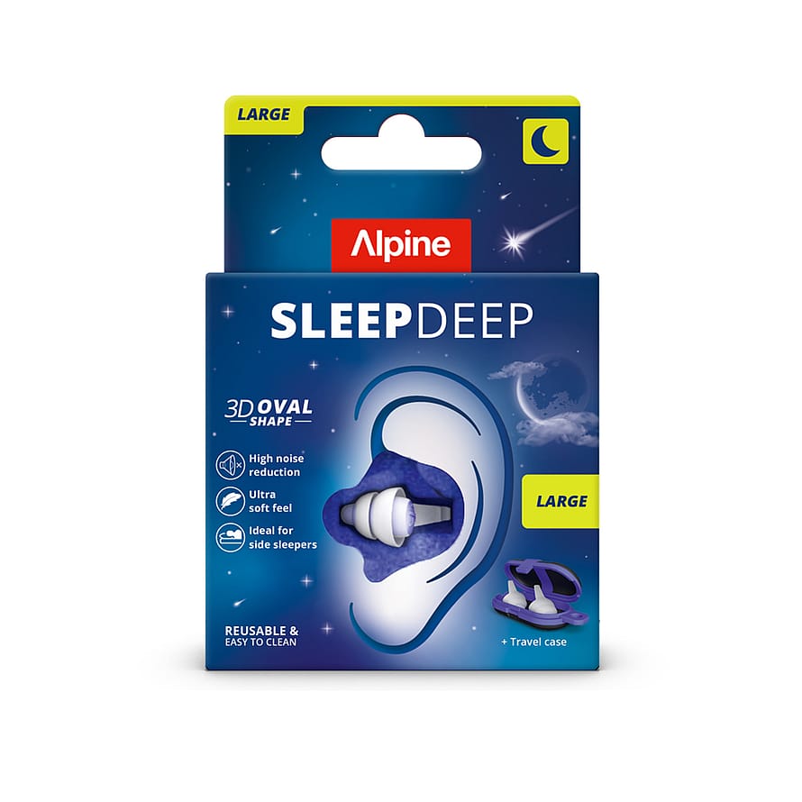Alpine Hearing Protection Ørepropper SleepDeep Regular 2 stk