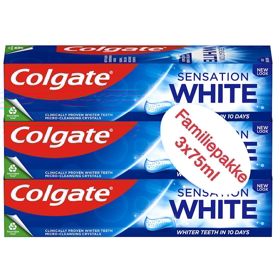 Colgate Tandpasta Sensation White 3x75 ml