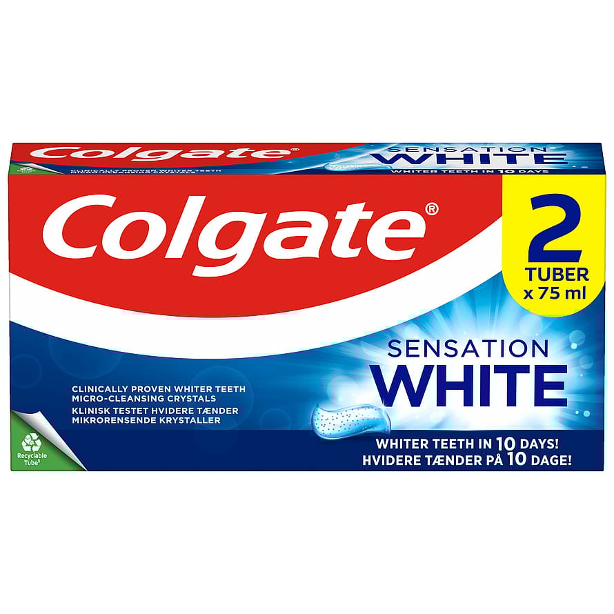 Colgate Tandpasta Sensation White 2x75 ml