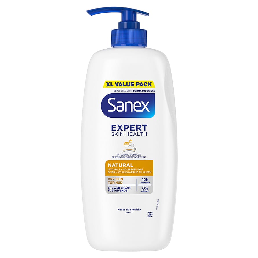 Sanex Shower Gel Expert Skin Health Natural 750 ml