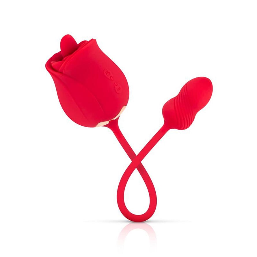 EasyToys Licking Rose and Egg Vibrator
