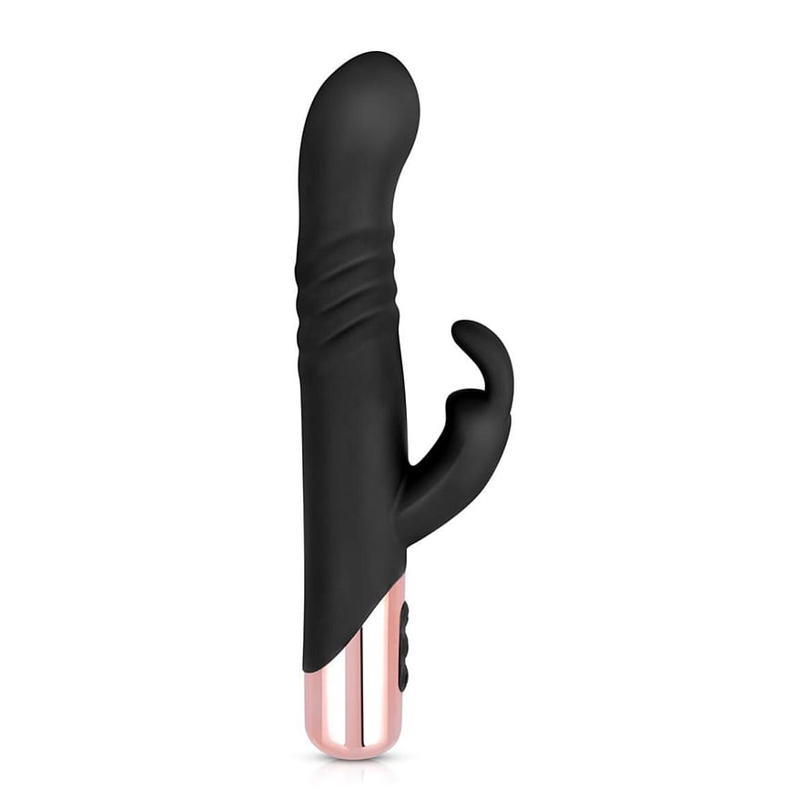 Rosy Gold Thrusting Rabbit Vibrator