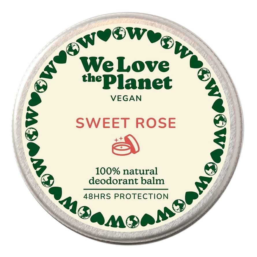 We Love The Planet Deodorant Balm Sweet Rose 35 g