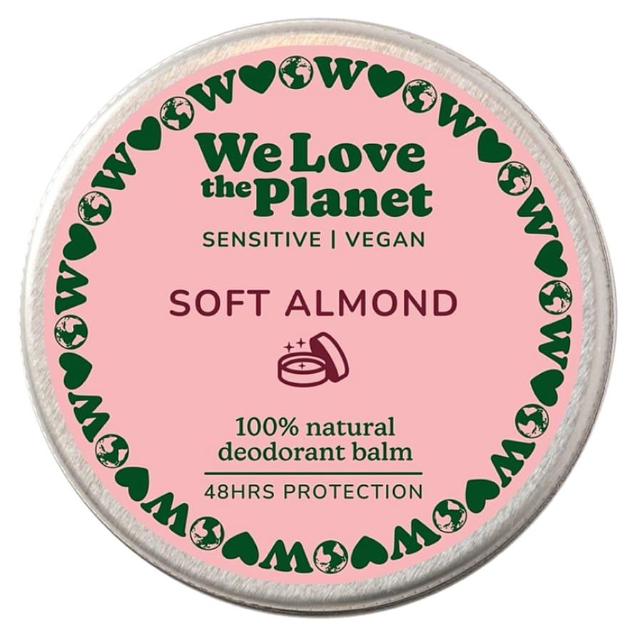 We Love The Planet Deodorant Balm Soft Almond Sensitive 35 g