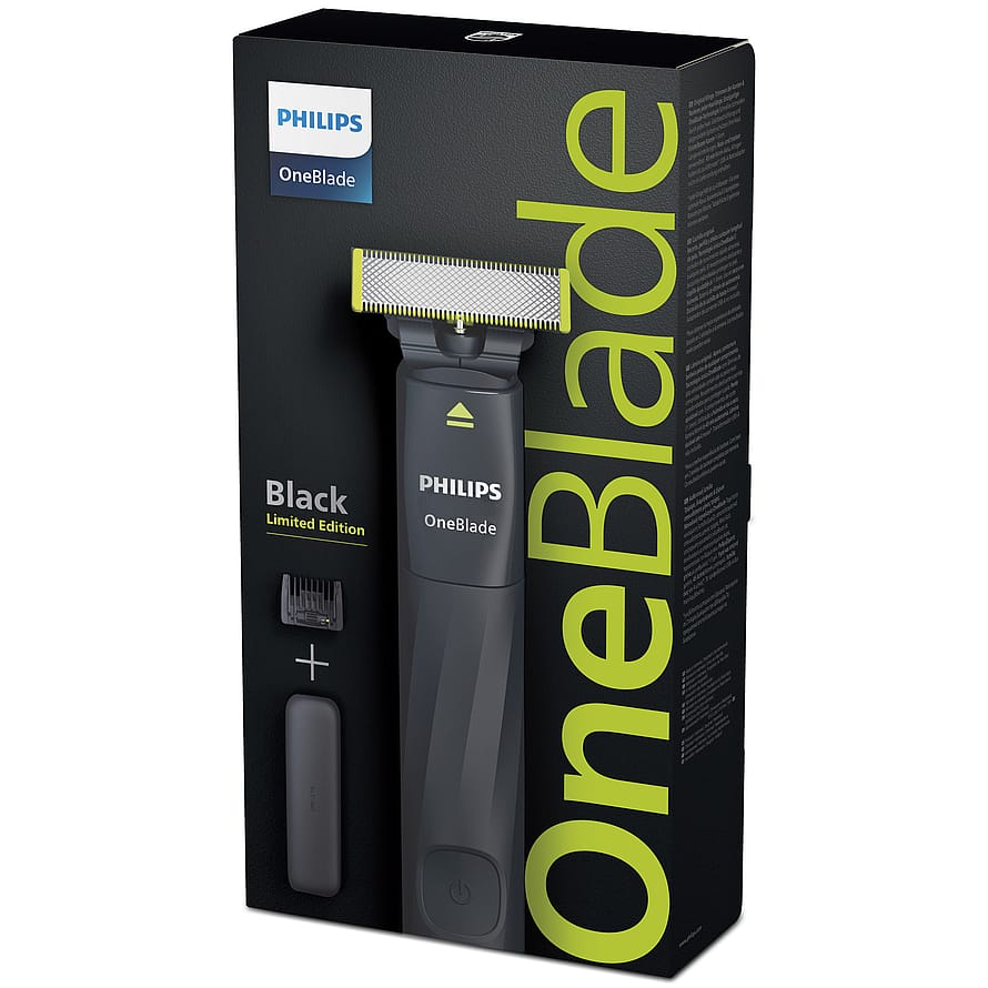 Philips OneBlade Trimmer med Rejseetui Charcoal Gray