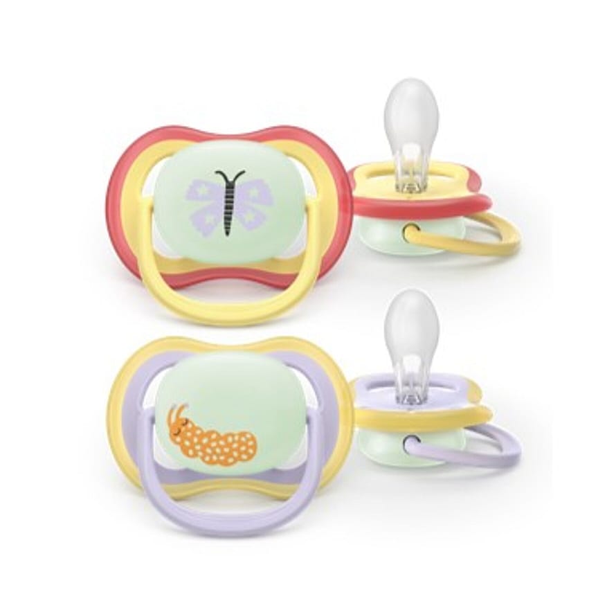 Philips Avent Ultra Air Nighttime Nat sut 0-6 m 2-pak gul/lilla