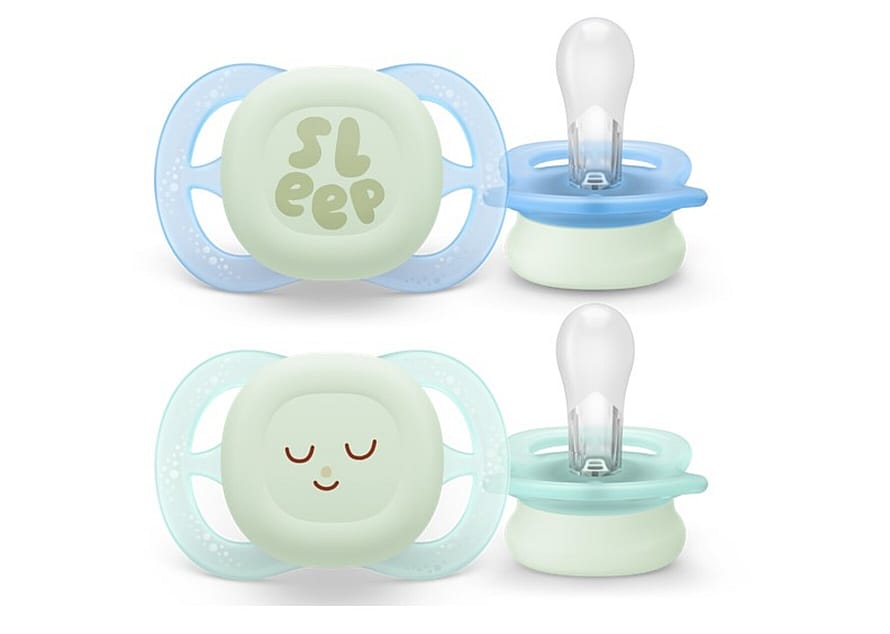 Philips Avent Ultra Air Lysegrøn/Lyseblå 2-Pak 0-2 mdr Nighttime